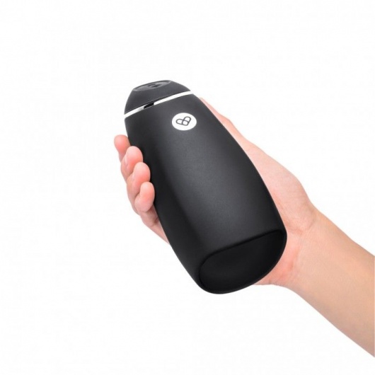 Черный перезаряжаемый мастурбатор для мужчин Pink Vibe - Pink Vibe - в Москве купить с доставкой