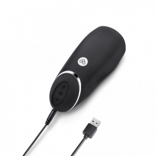 Черный перезаряжаемый мастурбатор для мужчин Pink Vibe - Pink Vibe - в Москве купить с доставкой