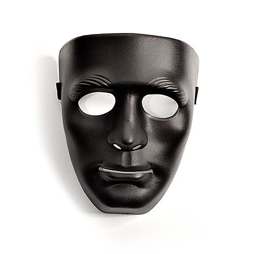 Чёрная маска из пластика - Sitabella - купить с доставкой в Москве