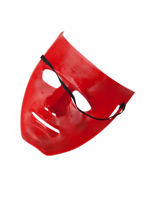 Красная маска из пластика - Sitabella - купить с доставкой в Москве