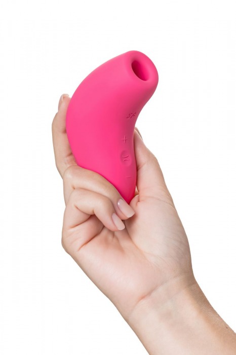 Розовый вакуум-волновой бесконтактный стимулятор клитора Magnetic Deep Pulse - Satisfyer