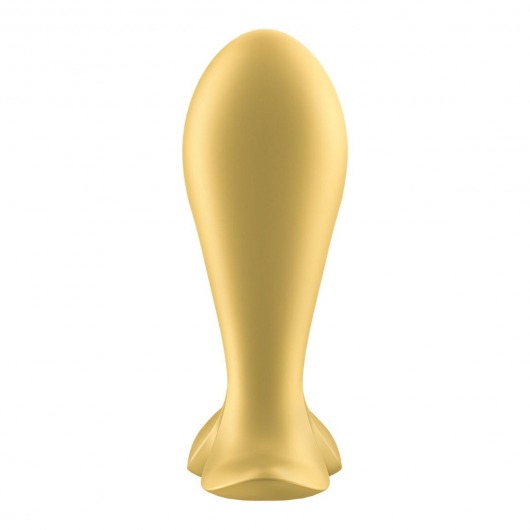 Золотистый анальный вибростимулятор Intensity Plug - Satisfyer - в Москве купить с доставкой