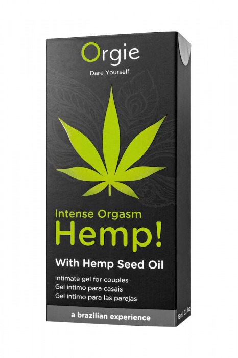 Возбуждающий интимный гель для пар ORGIE Hemp Intense Orgasm - 15 мл. - ORGIE - купить с доставкой в Москве