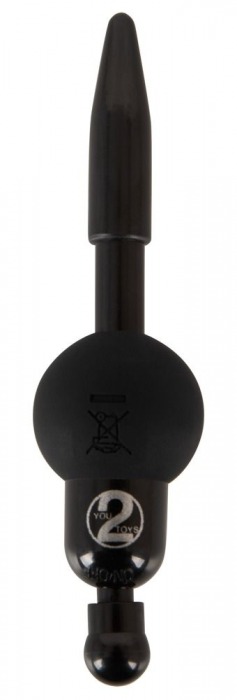 Черный уретральный вибростимулятор Vibrating Penis Plug - Orion - купить с доставкой в Москве