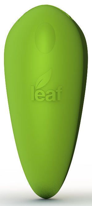 Зеленый перезаряжаемый вибромассажер Fresh by Leaf - BMS Factory