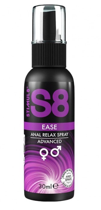 Расслабляющий анальный спрей S8 Ease Anal Relax Spray - 30 мл. - Stimul8 - купить с доставкой в Москве