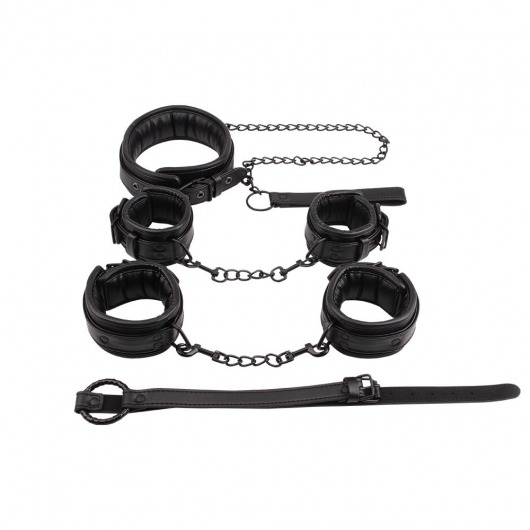 БДСМ-набор из 4 предметов Deluxe Bondage Kit - Chisa - купить с доставкой в Москве