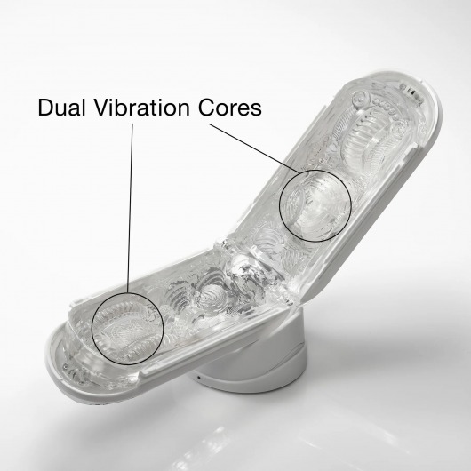 Белый мастурбатор Tenga Flip Zero Gravity с вибрацией - Tenga - в Москве купить с доставкой