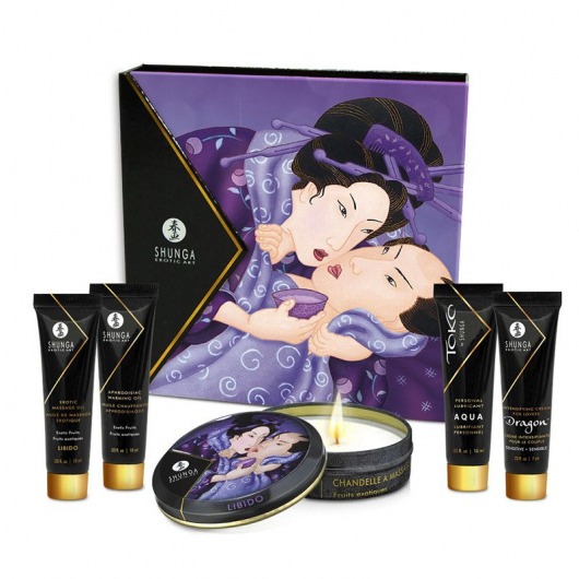 Подарочный набор Geishas secret из 5 предметов - Shunga - купить с доставкой в Москве