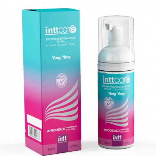 Очищающая пенка для интимной гигиены Intt Care Ylang Ylang - 50 мл. - INTT - купить с доставкой в Москве