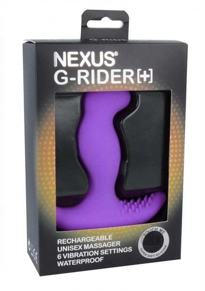Фиолетовый вибромассажер простаты Nexus G-Rider+ - 12,6 см. - Nexus Range - в Москве купить с доставкой