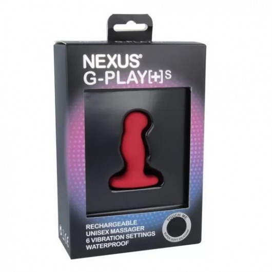 Красная вибровтулка Nexus G-Play+ S - Nexus Range - в Москве купить с доставкой