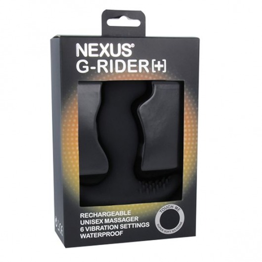 Черный вибромассажер простаты Nexus G-Rider+ - 12,6 см. - Nexus Range - в Москве купить с доставкой