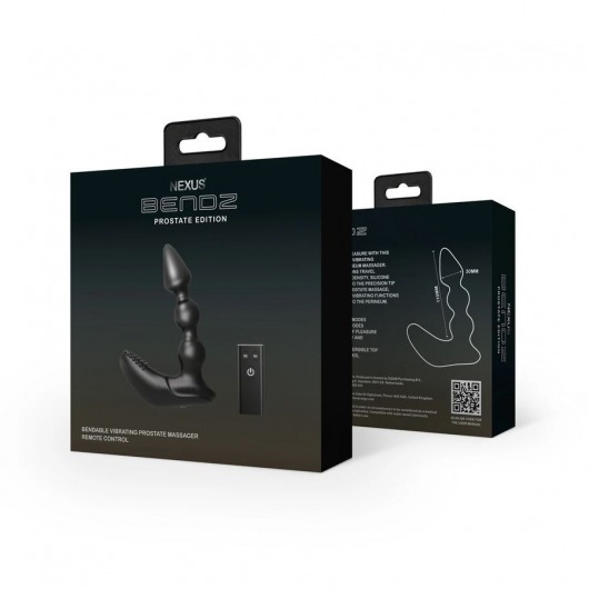 Черный вибростимулятор Nexus Bendz Prostate Edition - 14,1 см. - Nexus Range - в Москве купить с доставкой