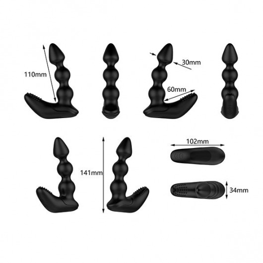 Черный вибростимулятор Nexus Bendz Prostate Edition - 14,1 см. - Nexus Range - в Москве купить с доставкой