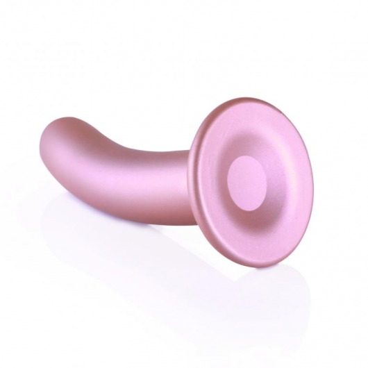 Розовый фаллоимитатор Smooth G-Spot - 15 см. - Shots Media BV