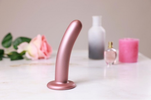 Розовый фаллоимитатор Smooth G-Spot - 15 см. - Shots Media BV
