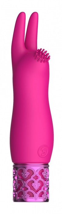 Розовая перезаряжаемая вибпоруля Elegance - 11,8 см. - Shots Media BV