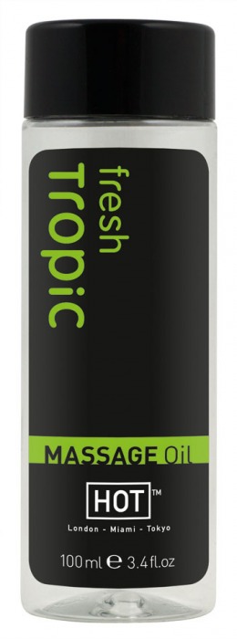 Массажное масло для тела Tropic Fresh - 100 мл. - HOT - купить с доставкой в Москве