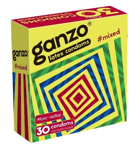 Микс-набор из 30 презервативов Ganzo Mixed - Ganzo - купить с доставкой в Москве