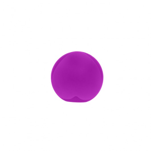 Набор из фиолетово-голубых вагинальных шариков с сердечками - Baile