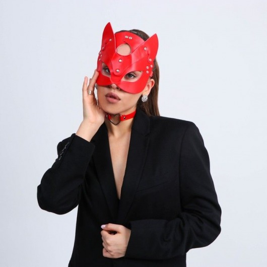Эротический набор «Поиграй со мной»: маска и чокер - Сима-Ленд - купить с доставкой в Москве