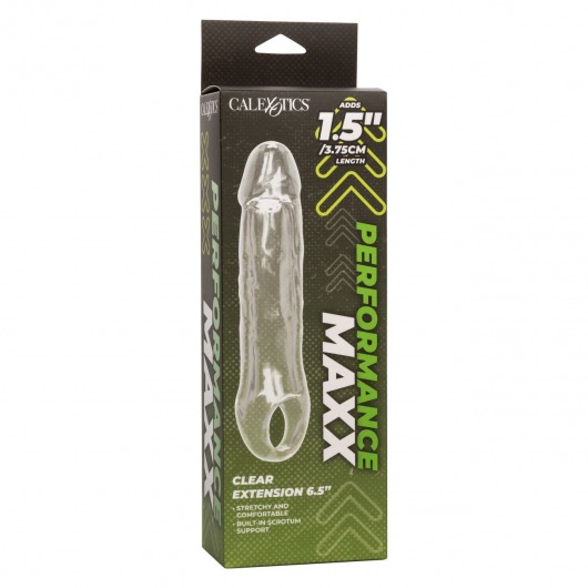 Прозрачная увеличивающая насадка Performance Maxx Extension 6.5  - 21 см. - California Exotic Novelties - в Москве купить с доставкой
