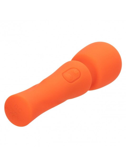 Оранжевый вибромассажер Stella Liquid Silicone Mini Massager - 14,5 см. - California Exotic Novelties
