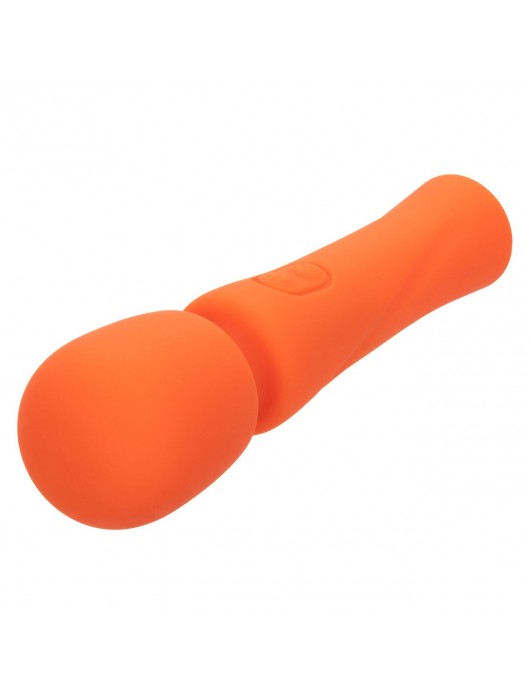Оранжевый вибромассажер Stella Liquid Silicone Mini Massager - 14,5 см. - California Exotic Novelties