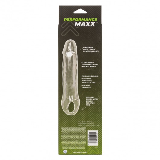 Прозрачная увеличивающая насадка Performance Maxx Extension 7.5  - 23 см. - California Exotic Novelties - в Москве купить с доставкой