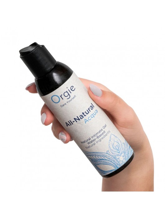 Интимный гель на водной основе Orgie All-Natural Acqua - 150 мл. - ORGIE - купить с доставкой в Москве