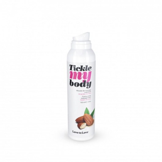 Массажная хрустящая пенка Tickle My Body Sweet Almonds с ароматом миндаля - 150 мл. - Love to Love - купить с доставкой в Москве
