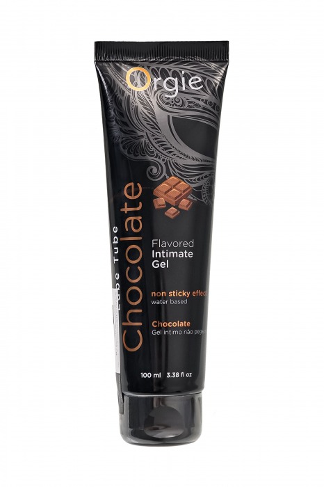 Интимный гель на водной основе Lube Tube Chocolate с шоколадным вкусом - 100 мл. - ORGIE - купить с доставкой в Москве