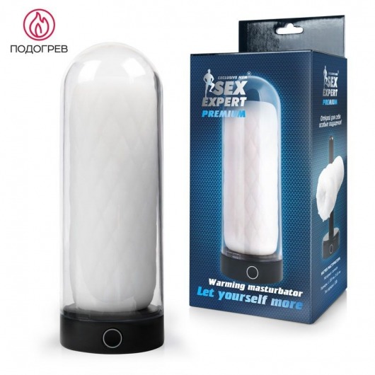 Оригинальный мастурбатор в колбе с нагревом - Sex Expert - в Москве купить с доставкой