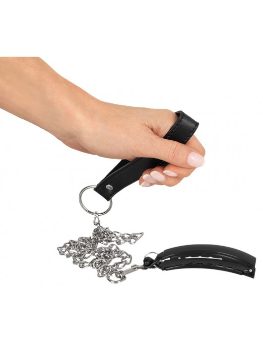 Зажим для половых губ с поводком Pussy Clamp With A Leash - Orion - купить с доставкой в Москве