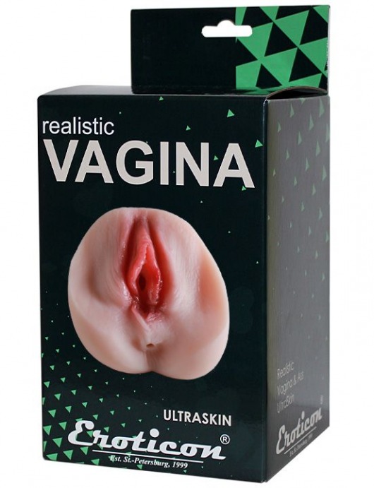 Телесный мастурбатор-вагина Realistic Vagina - Eroticon - в Москве купить с доставкой