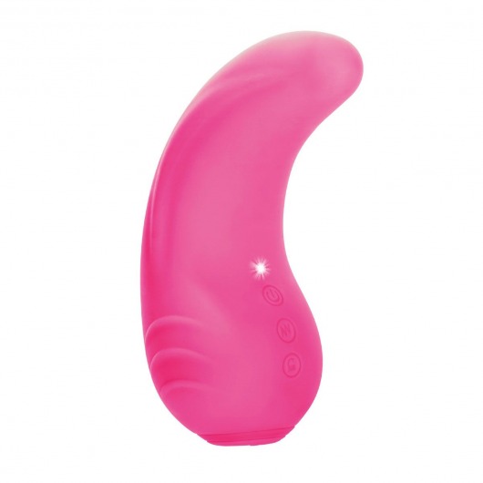 Розовый вибромассажер Mini Tongue - 11,5 см. - California Exotic Novelties