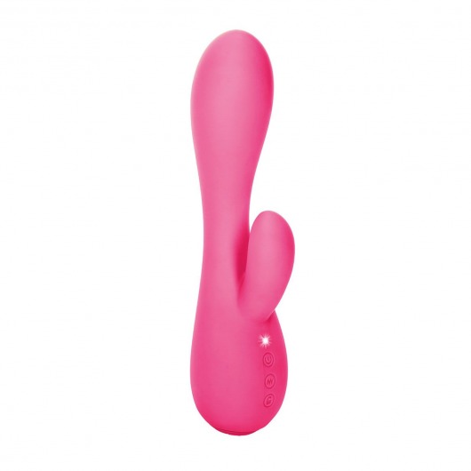 Розовый вибромассажер Petite Dove - 20 см. - California Exotic Novelties