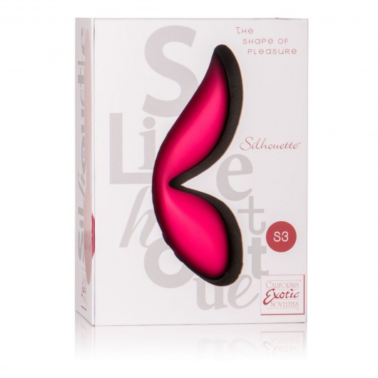 Красный вибромассажер Silhouette S3 - 12,75 см. - California Exotic Novelties