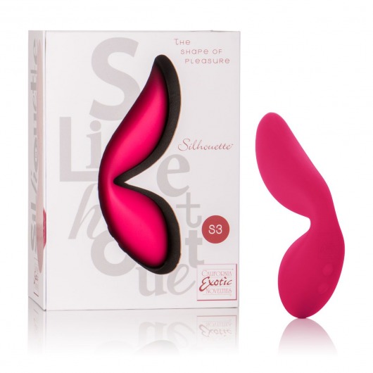 Красный вибромассажер Silhouette S3 - 12,75 см. - California Exotic Novelties