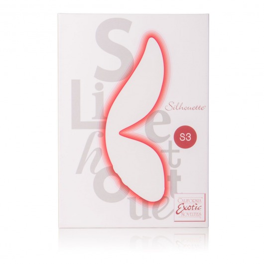 Красный вибромассажер Silhouette S3 - 12,75 см. - California Exotic Novelties