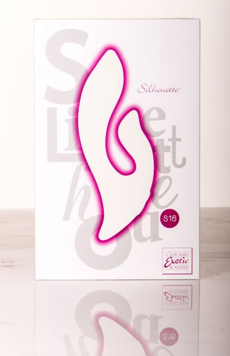 Двойной розовый вибромассажер Silhouette S16 - California Exotic Novelties