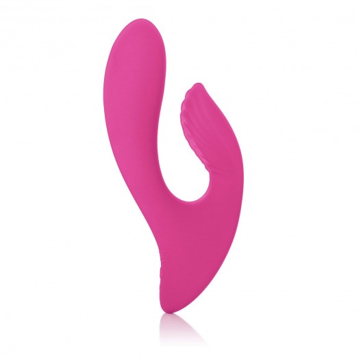 Розовый перезаряжаемый вибратор со стимуляцией клитора Silhouette S17 - California Exotic Novelties