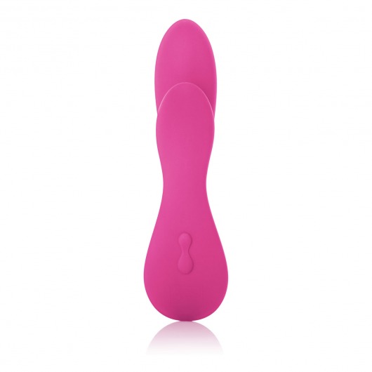 Розовый перезаряжаемый вибратор со стимуляцией клитора Silhouette S17 - California Exotic Novelties