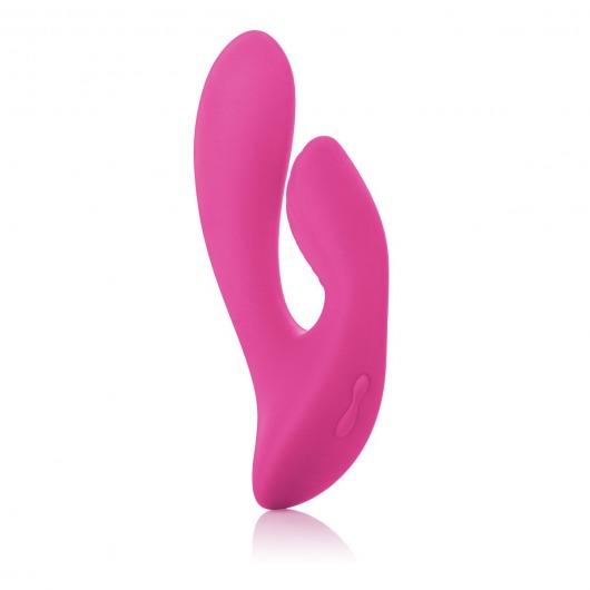 Розовый перезаряжаемый вибратор со стимуляцией клитора Silhouette S17 - California Exotic Novelties