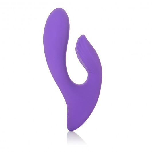 Фиолетовый перезаряжаемый вибратор со стимуляцией клитора Silhouette S17 - California Exotic Novelties