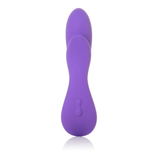 Фиолетовый перезаряжаемый вибратор со стимуляцией клитора Silhouette S17 - California Exotic Novelties