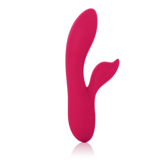 Красный вибромассажер с лепестком для стимуляции клитора Silhouette S19 - California Exotic Novelties
