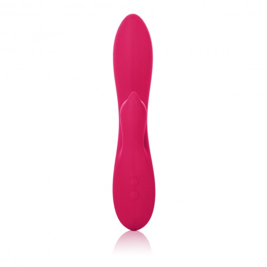 Красный вибромассажер с лепестком для стимуляции клитора Silhouette S19 - California Exotic Novelties