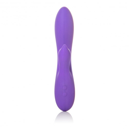 Фиолетовый вибромассажер с лепестком для стимуляции клитора Silhouette S19 - California Exotic Novelties